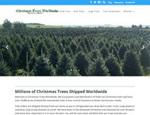 Tablet Screenshot of christmastreesww.com